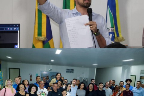 Prefeito de Valparaíso de Goiás discute Plano Plurianual com moradores do Parque Maraǰó